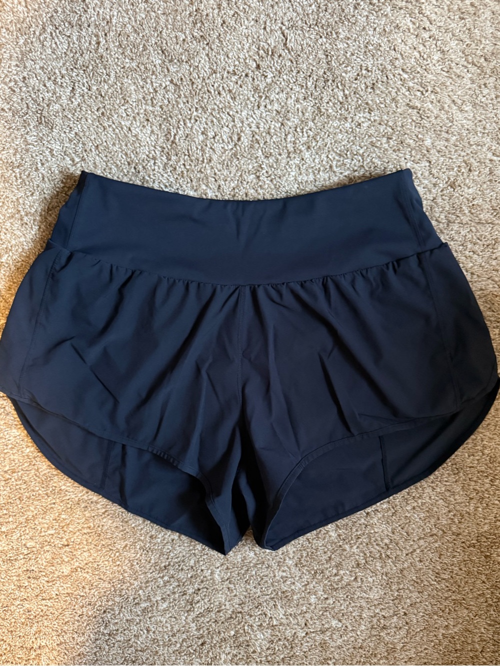 Amazon Women’s Navy Athletic Shorts with High Waist